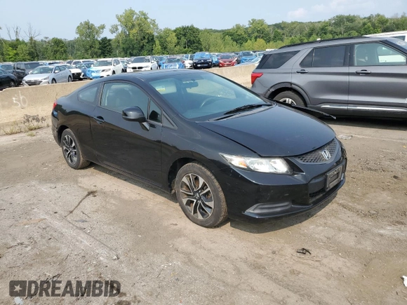 2013 Honda Civic Cpe EX with VIN 2HGFG3B88DH518340, listed as a Copart auction lot 66949704 with 102,668 mi miles and Salvage Title. Bid and sale history available at carsss.com. Image 4.