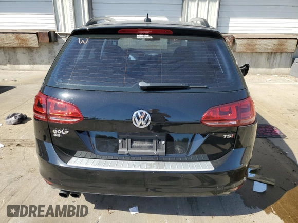 2016 Volkswagen Golf SportWagen TSI S with VIN 3VWC17AU3GM517785, listed as a Copart auction lot 75386274 with 120,718 mi miles and Salvage Title. Bid and sale history available at carsss.com. Image 6.