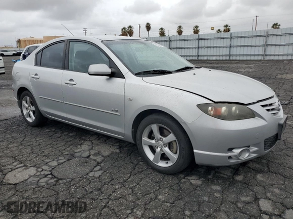 2004 Mazda 3 s with VIN JM1BK323941161636, listed as a Copart auction lot 45231355 with 111,170 mi miles and Clean Title. Bid and sale history available at DreamBid. Image 4.