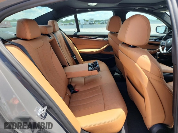 2021 BMW 5 Series 530i xDrive with VIN WBA13BJ00MWX12997, listed as a Copart auction lot 60900435 with 55,064 mi miles and Salvage title. Bid and sale history available at DreamBid. Image 10.