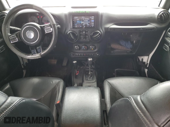 2017 Jeep Wrangler Unlimited Sahara with VIN 1C4BJWEG6HL612289, listed as a Copart auction lot 58479505 with 167,208 mi miles and Salvage title. Bid and sale history available at DreamBid. Image 8.