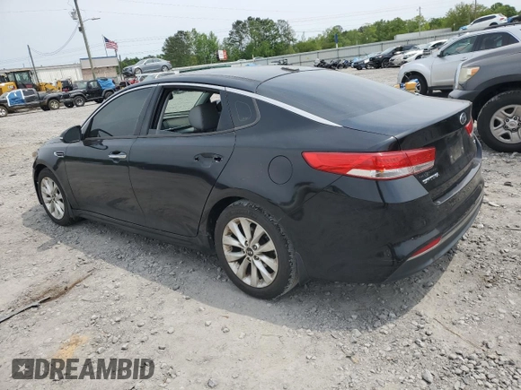 2016 Kia Optima EX with VIN 5XXGU4L36GG074645, listed as a Copart auction lot 53201155 with 126,111 mi miles and Salvage Title. Bid and sale history available at carsss.com. Image 2.