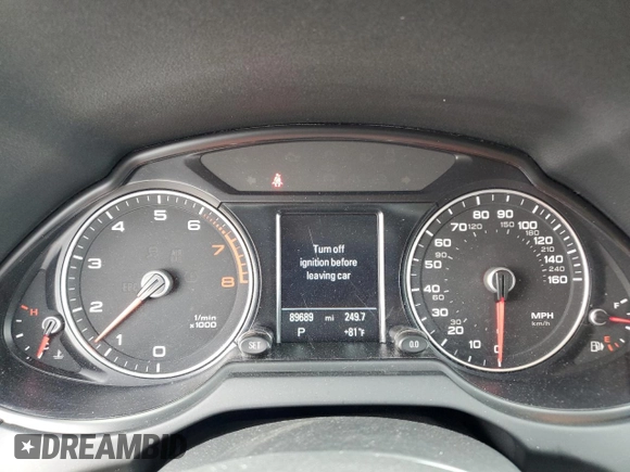 2015 Audi Q5 Premium Plus with VIN WA1LFAFP0FA024494, listed as a Copart auction lot 60639545 with 89,689 mi miles and Salvage title. Bid and sale history available at DreamBid. Image 9.