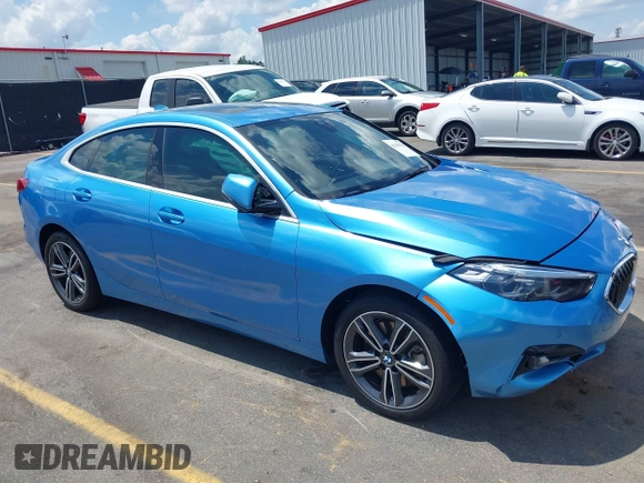 2021 BMW 2 Series 228i xDrive with VIN WBA73AK06M7G47198, listed as a IAAI auction lot 42169478 with 55,459 mi miles and . Bid and sale history available at DreamBid. Image 1.