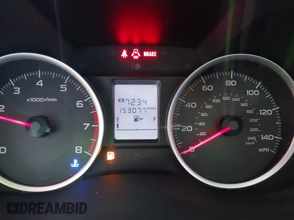 2015 Subaru Forester 2.5i with VIN JF2SJAAC2FG485649, listed as a IAAI auction lot 42161621 with 153,077 mi miles. Bid and sale history available at carsss.com. Image 7.