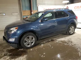 2016 Chevrolet Equinox LT with VIN 2GNALCEK9G6265922, listed as a Copart auction lot 46327025 with 106,823 mi miles and Salvage Title. Bid and sale history available at carsss.com. Image 1.