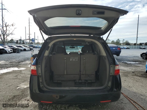 2012 Honda Odyssey EX-L with VIN 5FNRL5H67CB075837, listed as a Copart auction lot 46644975 with 166,595 mi miles and Salvage Title. Bid and sale history available at carsss.com. Image 6.