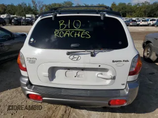 2001 Hyundai Santa Fe GLS with VIN KM8SC83D91U048535, listed as a Copart auction lot 85041184 with 218,621 mi miles and Salvage Title. Bid and sale history available at carsss.com. Image 6.