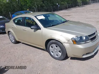 2010 Dodge Avenger SXT with VIN 1B3CC4FB4AN198219, listed as a IAAI auction lot 42145229 with 183,849 mi miles. Bid and sale history available at carsss.com. Image 1.
