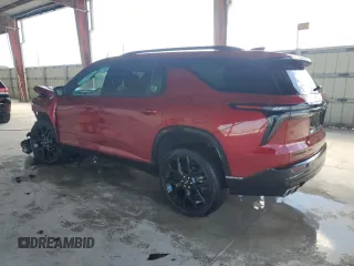 2024 Chevrolet Traverse AWD RS with VIN 1GNEVLKS6RJ237498, listed as a Copart auction lot 44130205 with 0 mi miles and Salvage Title. Bid and sale history available at carsss.com. Image 2.