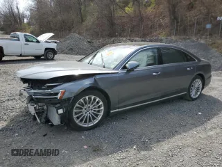 2019 Audi A8 L with VIN WAU8DAF83KN010101, listed as a Copart auction lot 52979775 with 32,882 mi miles and Salvage Title. Bid and sale history available at carsss.com. Image 1.
