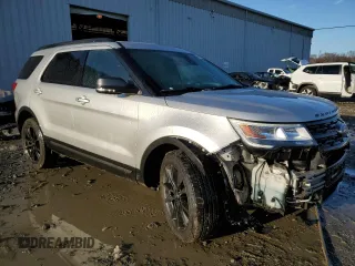 2018 Ford Explorer XLT with VIN 1FM5K8DH2JGC38192, listed as a Copart auction lot 44565615 with 50,629 mi miles and Salvage Title. Bid and sale history available at DreamBid. Image 4.