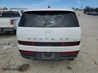 2024 Hyundai Santa Fe SE with VIN 5NMP14GL7RH038289, listed as a Copart auction lot 46911925 with 49,721 mi miles and Salvage Title. Bid and sale history available at carsss.com. Image 6.