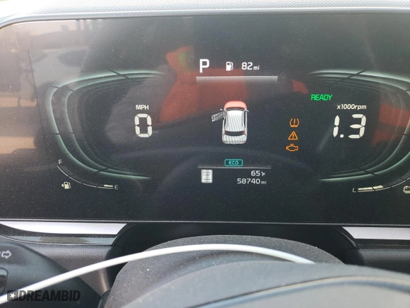 2024 Kia Niro EX Touring with VIN KNDCR3LE2R5138683, listed as a Copart auction lot 49819055 with 58,740 mi miles and Salvage Title. Bid and sale history available at carsss.com. Image 9.