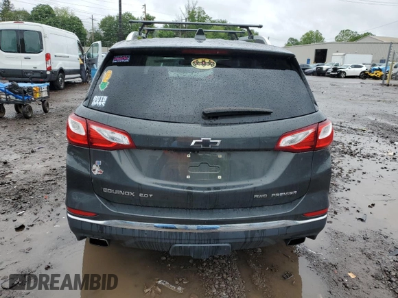 2019 Chevrolet Equinox Premier z VIN 2GNAXYEX8K6142179, wystawiony jako Copart lot #58623525 z przebiegiem 78 025 mil mil oraz Szkoda całkowita • Salvage title. Historia ofert i sprzedaży dostępna na DreamBid. Obrazek 6.