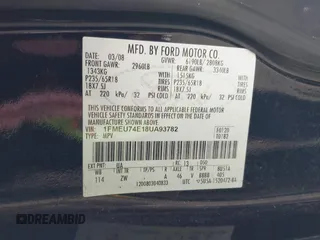 2008 Ford Explorer Eddie Bauer z VIN 1FMEU74E18UA93782, wystawiony jako IAAI lot #42219971 z przebiegiem 166 273 mil mil oraz . Historia ofert i sprzedaży dostępna na DreamBid. Obrazek 9.