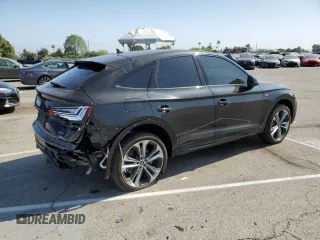 2023 Audi Q5 Sportback S line Prestige with VIN WA16AAFYXP2017035, listed as a Copart auction lot 58256284 with 13,270 mi miles and Salvage title. Bid and sale history available at DreamBid. Image 3.