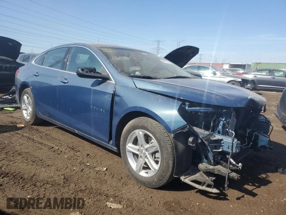2024 Chevrolet Malibu LS with VIN 1G1ZC5ST8RF125575, listed as a Copart auction lot 48597765 with 8,735 mi miles and Salvage Title. Bid and sale history available at DreamBid. Image 4.