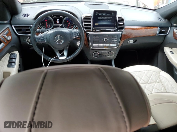 2019 Mercedes-Benz GLS 550 with VIN 4JGDF7DE3KB232335, listed as a Copart auction lot 53820775 with 80,782 mi miles and Salvage title. Bid and sale history available at DreamBid. Image 8.