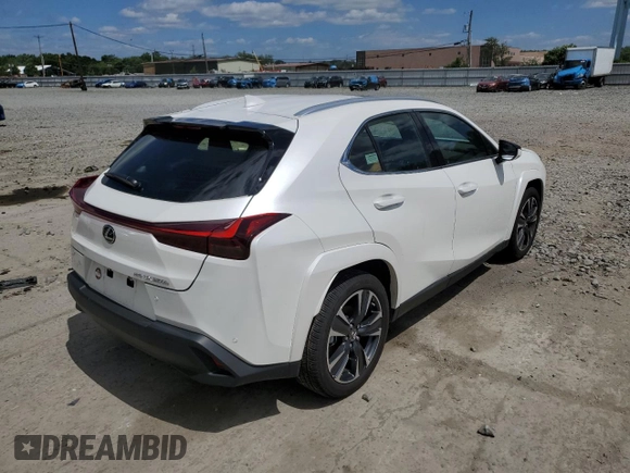 2024 Lexus UX 250h Premium z VIN JTHP9JBH4R2071151, wystawiony jako Copart lot #59289934 z przebiegiem 3 861 mil mil oraz Szkoda całkowita • Salvage title. Historia ofert i sprzedaży dostępna na DreamBid. Obrazek 3.