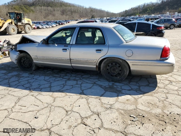 2005 Ford Crown Victoria LX with VIN 2FAFP74W85X121659, listed as a Copart auction lot 44399655 with 145,525 mi miles and Salvage Title. Bid and sale history available at carsss.com. Image 2.