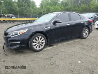 2016 Kia Optima EX z VIN 5XXGU4L38GG054459, wystawiony jako Copart lot #56119855 z przebiegiem 133 501 mil mil oraz Szkoda całkowita • Salvage title. Historia ofert i sprzedaży dostępna na DreamBid. Obrazek 1.