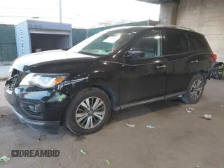 2018 Nissan Pathfinder SV z VIN 5N1DR2MM0JC624313, wystawiony jako IAAI lot #41342560 z przebiegiem 114 251 mil mil oraz . Historia ofert i sprzedaży dostępna na DreamBid. Obrazek 2.