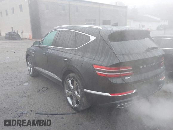 2024 Genesis GV80 with VIN KMUHCESC2RU168319, listed as a IAAI auction lot 41875754 with 33,286 mi miles and . Bid and sale history available at DreamBid. Image 3.