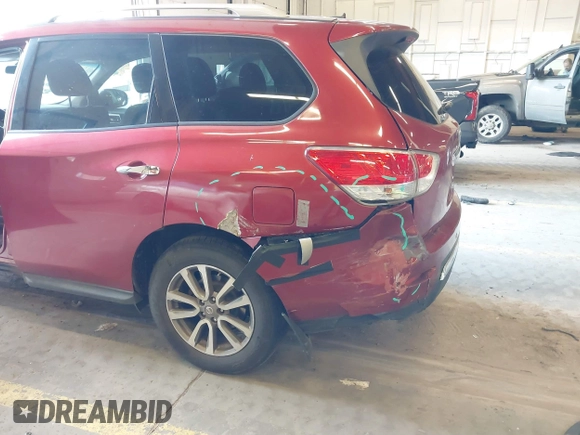 2013 Nissan Pathfinder SL with VIN 5N1AR2MN1DC644053, listed as a IAAI auction lot 41944570 with 86,861 mi miles and . Bid and sale history available at DreamBid. Image 6.
