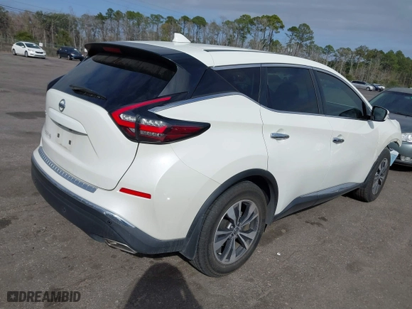 2020 Nissan Murano S with VIN 5N1AZ2AJ4LN142903, listed as a IAAI auction lot 41588836 with 73,954 mi miles. Bid and sale history available at carsss.com. Image 4.