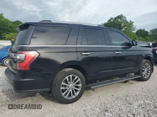 2018 Ford Expedition Limited with VIN 1FMJU2ATXJEA47467, listed as a Copart auction lot 55686285 with 130,505 mi miles and Salvage title. Bid and sale history available at DreamBid. Image 3.
