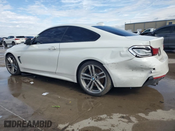 2020 BMW 4 Series 430i z VIN WBA4W3C01LAG91521, wystawiony jako Copart lot #43123475 z przebiegiem 66 320 mil mil oraz Szkoda całkowita • Salvage title. Historia ofert i sprzedaży dostępna na DreamBid. Obrazek 2.