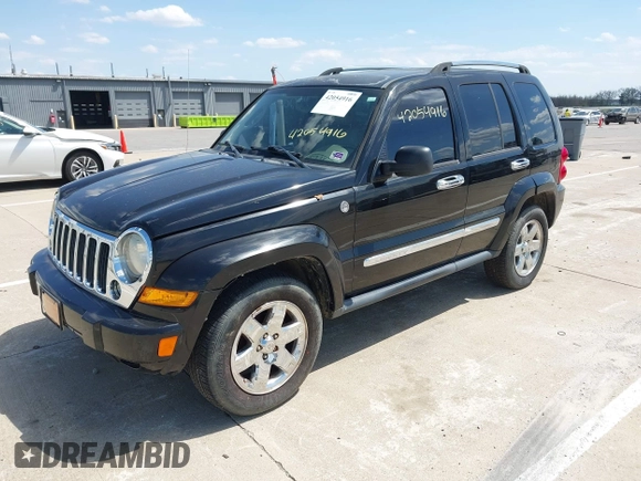 2005 Jeep Liberty Limited with VIN 1J8GL58K25W570832, listed as a IAAI auction lot 42054916 with 166,428 mi miles and . Bid and sale history available at DreamBid. Image 2.
