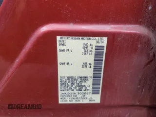 2015 Nissan LEAF SV with VIN 1N4AZ0CP5FC305087, listed as a Copart auction lot 53529845 with 125,344 mi miles and Salvage Title. Bid and sale history available at carsss.com. Image 12.