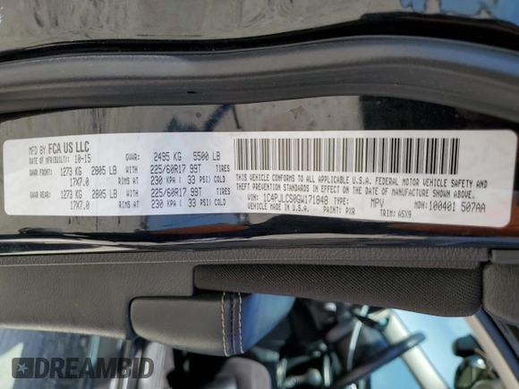 2016 Jeep Cherokee Altitude with VIN 1C4PJLCS0GW171848, listed as a Copart auction lot 52943535 with 141,686 mi miles and Clean Title. Bid and sale history available at carsss.com. Image 13.