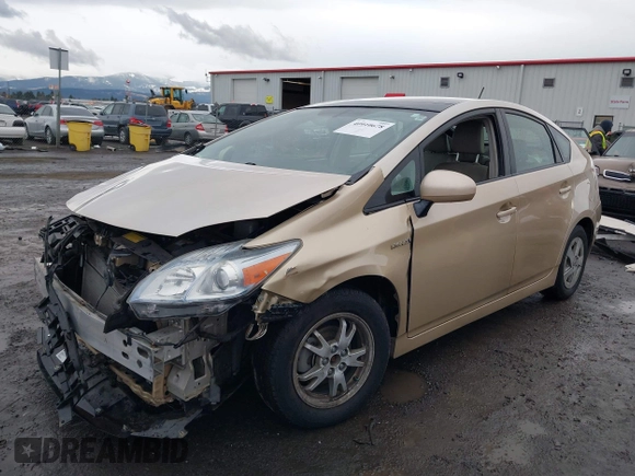 2010 Toyota Prius II with VIN JTDKN3DU2A0205717, listed as a IAAI auction lot 40910678 with 62,207 mi miles. Bid and sale history available at carsss.com. Image 19.