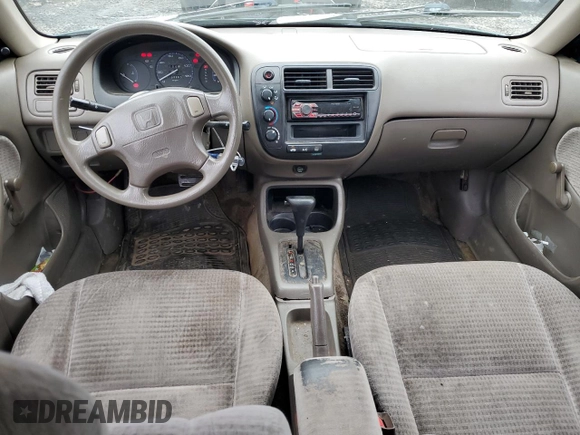 1999 Honda Civic VP z VIN 2HGEJ6612XH519340, wystawiony jako Copart lot #45510895 z przebiegiem 192 955 mil mil oraz Szkoda całkowita • Salvage title. Historia ofert i sprzedaży dostępna na DreamBid. Obrazek 8.