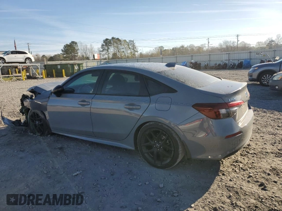2025 Honda Civic Sport with VIN 2HGFE2F51SH529628, listed as a Copart auction lot 49619945 with Not provided miles and Salvage title. Bid and sale history available at DreamBid. Image 2.