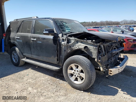 2011 Toyota 4Runner SR5 with VIN JTEZU5JR1B5016599, listed as a Copart auction lot 47881165 with 180,894 mi miles and Salvage Title. Bid and sale history available at carsss.com. Image 4.