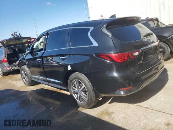 2020 Infiniti QX60 Luxe with VIN 5N1DL0MN0LC537321, listed as a Copart auction lot 48375095 with 87,702 mi miles and Salvage title. Bid and sale history available at DreamBid. Image 2.