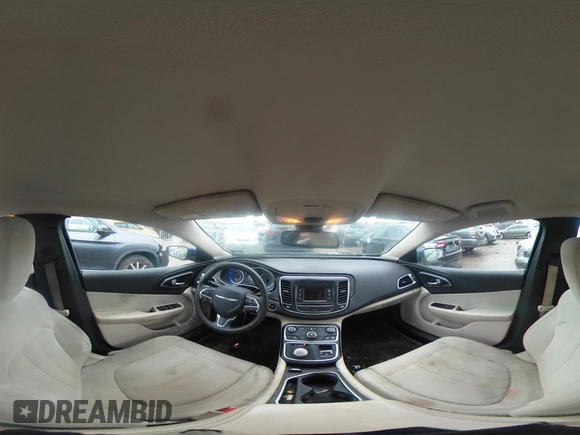 2015 Chrysler 200 Limited with VIN 1C3CCCAB5FN760835, listed as a IAAI auction lot 41566715 with 128,852 mi miles. Bid and sale history available at carsss.com. Image 18.