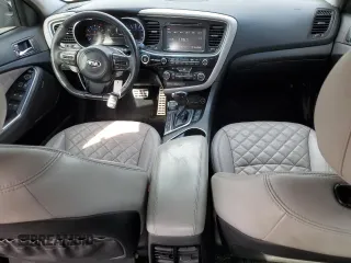 2014 Kia Optima SXL Turbo with VIN 5XXGR4A62EG343428, listed as a Copart auction lot 52742035 with 109,155 mi miles and Salvage Title. Bid and sale history available at DreamBid. Image 8.