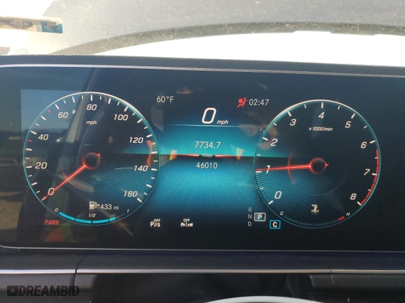 2020 Mercedes-Benz GLE with VIN 4JGFB4KBXLA106590, listed as a Copart auction lot 87707245 with NaN miles and Salvage Title. Bid and sale history available at carsss.com. Image 9.