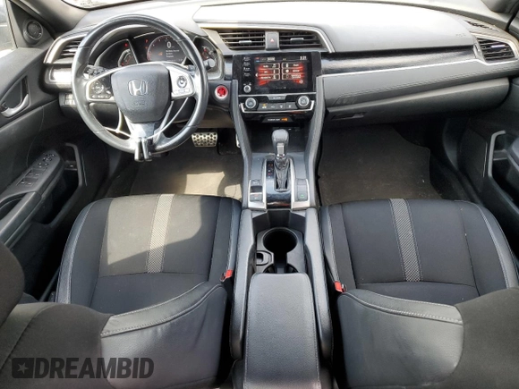 2019 Honda Civic Sport with VIN 2HGFC2F81KH513171, listed as a Copart auction lot 54030235 with 57,516 mi miles and Salvage Title. Bid and sale history available at DreamBid. Image 8.
