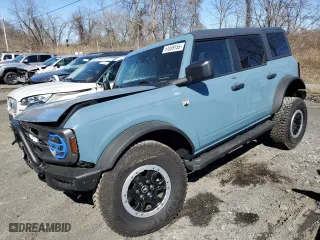 2023 Ford Bronco with VIN 1FMDE5DH1PLB44032, listed as a Copart auction lot 51039155 with NaN miles and Non Repairable. Bid and sale history available at carsss.com. Image 1.