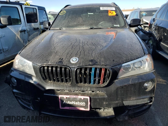 2014 BMW X3 xDrive35i with VIN 5UXWX7C59EL984954, listed as a Copart auction lot 88740745 with Not Provided miles and Non Repairable. Bid and sale history available at DreamBid. Image 5.