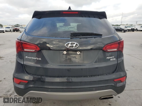2018 Hyundai Santa Fe 2.4L with VIN 5XYZUDLB3JG515991, listed as a Copart auction lot 56762965 with 51,413 mi miles and Salvage title. Bid and sale history available at DreamBid. Image 6.