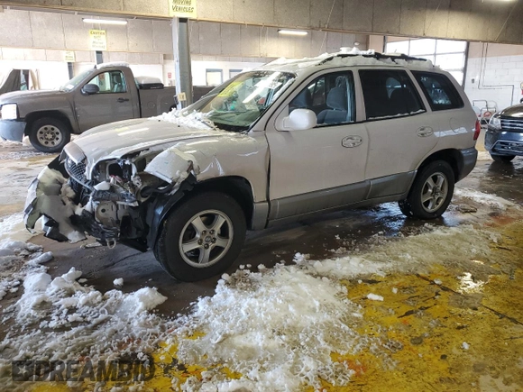 2004 Hyundai Santa Fe GLS with VIN KM8SC73E54U767532, listed as a Copart auction lot 41648395 with 125,439 mi miles and Salvage Title. Bid and sale history available at carsss.com. Image 1.