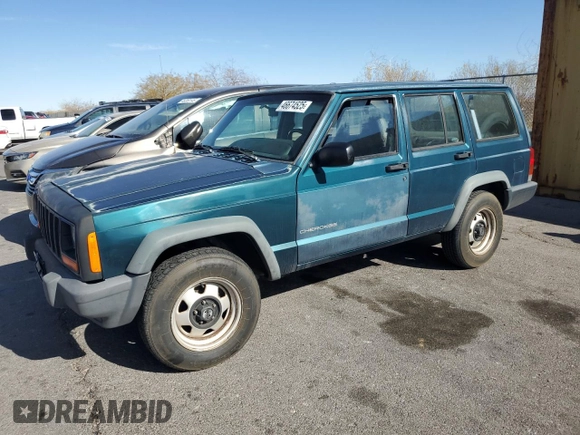 1997 Jeep Cherokee SE with VIN 1J4FT28S3VL523807, listed as a Copart auction lot 46674525 with 144,635 mi miles and Clean title. Bid and sale history available at DreamBid. Image 1.