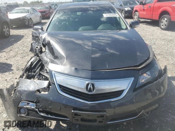 2012 Acura TL Technology z VIN 19UUA8F59CA020618, wystawiony jako Copart lot #57303995 z przebiegiem 182 248 mil mil oraz Szkoda całkowita • Salvage title. Historia ofert i sprzedaży dostępna na DreamBid. Obrazek 5.